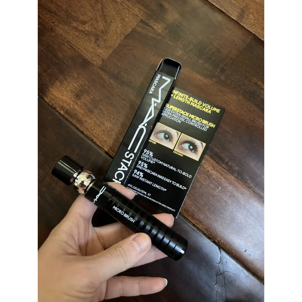 Authentic MAC Stack Mascara Superstack micro brush Volume Full Size 0.41 oz/12ml